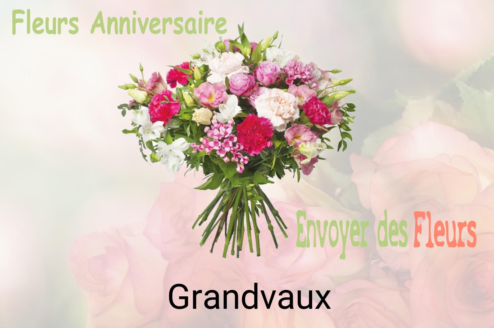 Bouquet de fleurs d’anniversaire livré à Grandvaux
