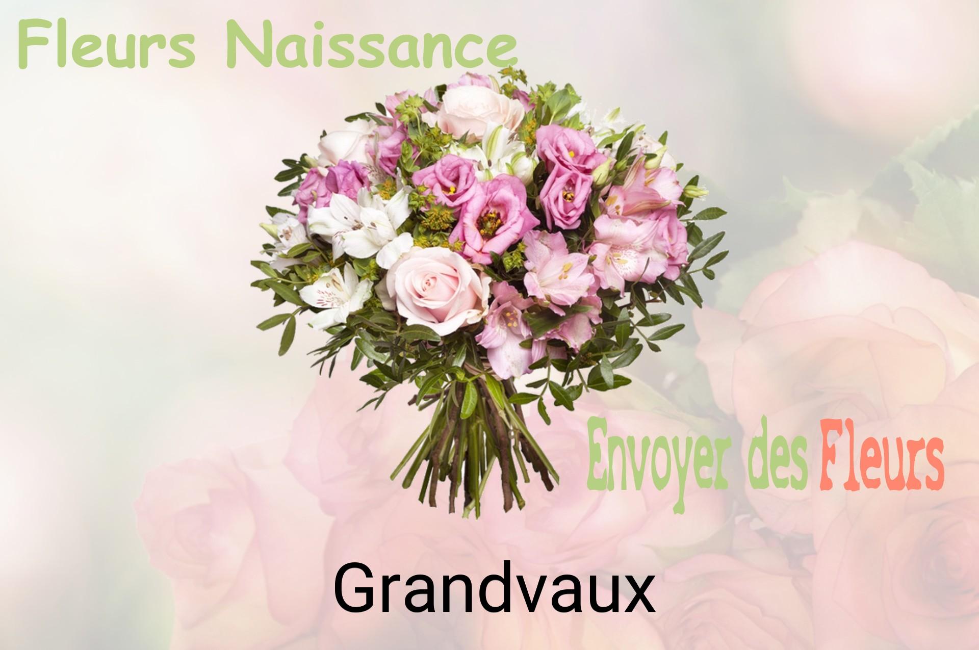 Bouquet de fleurs de naissance livré à Grandvaux
